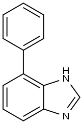 1H-Benzimidazole,7-phenyl-(9CI) Structure
