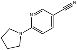 6-PYRROLIDIN-1-YLNICOTINONITRILE 结构式