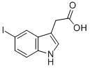 1H-Indole-3-aceticacid,5-iodo-(9CI) Structure