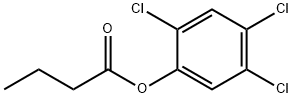 (2,4,5-trichlorophenyl) butanoate Structure