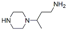 1-Piperazinepropanamine,-gamma--methyl-(9CI) Structure