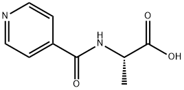 异烟酰丙氨酸, 90868-31-8, 结构式