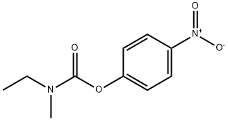 N-Ethyl-N-methyl-O-(4-nitrophenyl)carbamate, 90870-20-5, 结构式