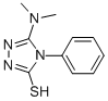 5-(dimethylamino)-4-phenyl-4H-1,2,4-triazole-3-thiol Struktur