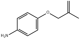 4-[(2-メチルプロプ-2-エン-1-イル)オキシ]アニリン 化学構造式