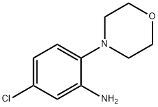 5-氯-2-吗啉-4-基-苯基胺 结构式