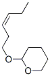 (3Z)-6-(テトラヒドロ-2H-ピラン-2-イルオキシ)-3-ヘキセン 化学構造式