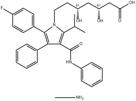Atorvastatin MethanaMine Salt Structure