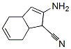 Indene-3-carbonitrile,  2-amino-3a,4,7,7a-tetrahydro-  (7CI) Structure