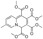 7-メチル-4H-キノリジン-1,2,3,4-テトラカルボン酸テトラメチル 化学構造式
