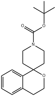 tert-butyl spiro[isochroman-1,4'-piperidine]-1'-carboxylate Struktur