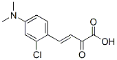 2-Oxo-4-[2-chloro-4-(dimethylamino)phenyl]-3-butenoic acid 结构式