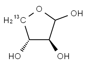 D-[4-13C]THREOSE 结构式