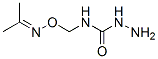 Semicarbazide,  4-[[(isopropylideneamino)oxy]methyl]-  (7CI) Struktur