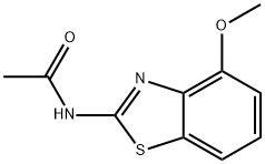 Acetamide, N-(4-methoxy-2-benzothiazolyl)- (9CI) Struktur