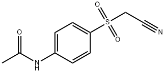 N-(4-((氰基甲基)磺酰基)苯基)乙酰胺, 90915-78-9, 结构式