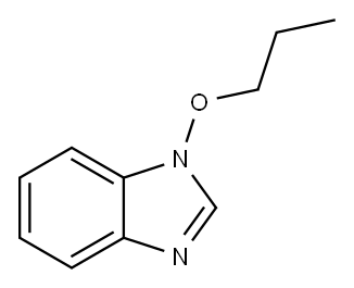 Benzimidazole, 1-propoxy- (7CI) Struktur