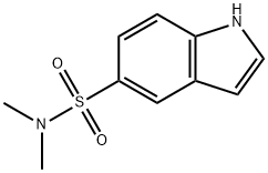 N,N-dimethyl-1H-indole-5-sulfonamide 结构式