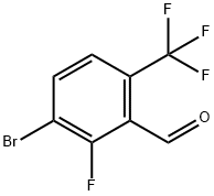 3-溴-2-氟-6-(三氟甲基)苯甲醛,909186-28-3,结构式