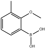 2-メトキシ-3-メチルフェニル ボロン酸 化学構造式