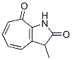 Cyclohepta[b]pyrrole-2,8-dione, 1,3-dihydro-3-methyl- (7CI) 结构式