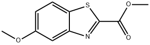 2-Benzothiazolecarboxylicacid,5-methoxy-,methylester(7CI) Structure