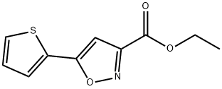 ETHYL 5-(2-THIENYL)ISOXAZOLE-3-CARBOXYLATE Struktur