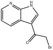 Ethanone, 2-bromo-1-(1H-pyrrolo[2,3-b]pyridin-3-yl)- Structure