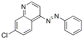 Quinoline, 7-chloro-4-(phenylazo)- Structure
