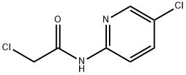2-クロロ-N-(5-クロロ-2-ピリジニル)アセトアミド HYDROCHLORIDE 化学構造式