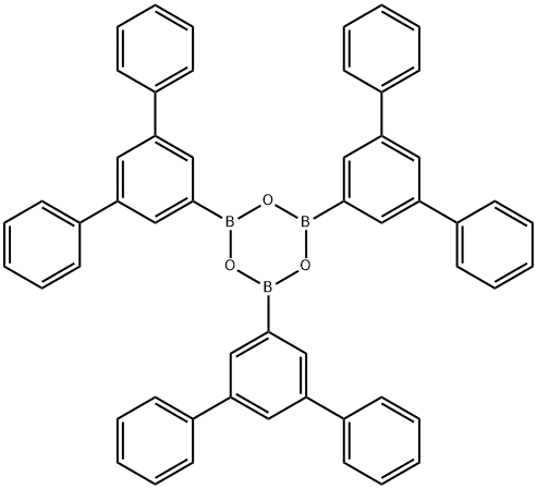 2,4,6-TRIS(M-TERPHENYL-5'-YL)BOROXIN Structure