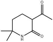 2-Piperidone, 3-acetyl-6,6-dimethyl- (7CI) Structure
