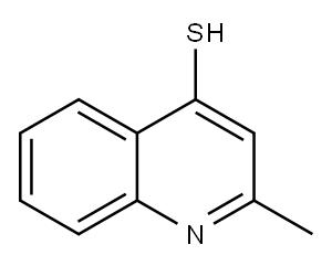 2-METHYL-QUINOLINE-4-THIOL 结构式