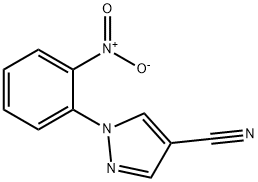 1-(2-nitrophenyl)-1H-pyrazole-4-carbonitrile|1 - (2-硝基苯基)-1H -吡唑- 4 -腈