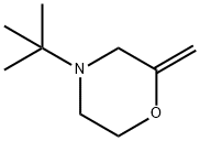 Morpholine,  4-tert-butyl-2-methylene-  (7CI) Structure