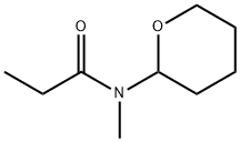 Propionamide,  N-methyl-N-(tetrahydropyran-2-yl)-  (7CI) Structure