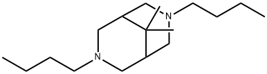 3,7-ジブチル-9,9-ジメチル-3,7-ジアザビシクロ[3.3.1]ノナン 化学構造式