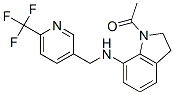 1-ACETYL-N-([6-(TRIFLUOROMETHYL)PYRIDIN-3-YL]METHYL)INDOLIN-7-AMINE Structure