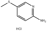 5-(Methylthio)pyridin-2-aMine Hydrochloride Struktur