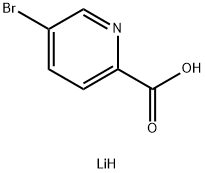 LITHIUM 5-BROMO-PYRIDINE-2-CARBOXYLATE Structure