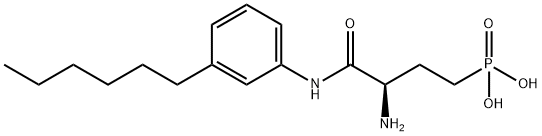[(3R)-3-aMino-4-[(3-hexylphenyl)aMino]-4-oxobutyl]-phosphonic acid Struktur