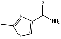 2-METHYLOXAZOLE-4-CARBOTHIOAMIDE 结构式