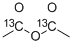 無水酢酸(1,1'-13C2) 化学構造式