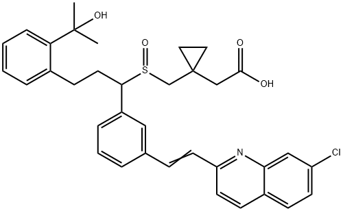 孟鲁斯特亚砜,909849-96-3,结构式