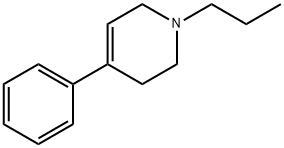 4-Phenyl-1-propyl-1,2,3,6-tetrahydropyridine 结构式