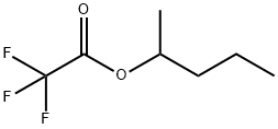 Acetic acid, 2,2,2-trifluoro-, 1-Methylbutyl ester 结构式