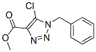 methyl 1-benzyl-5-chloro-triazole-4-carboxylate 结构式