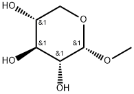 メチルα-D-キシロピラノシド 化学構造式