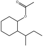 1-Acetoxy-2-sec-butylcyclohexane 化学構造式