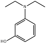 N,N-ジエチル-3-アミノフェノール 化学構造式
